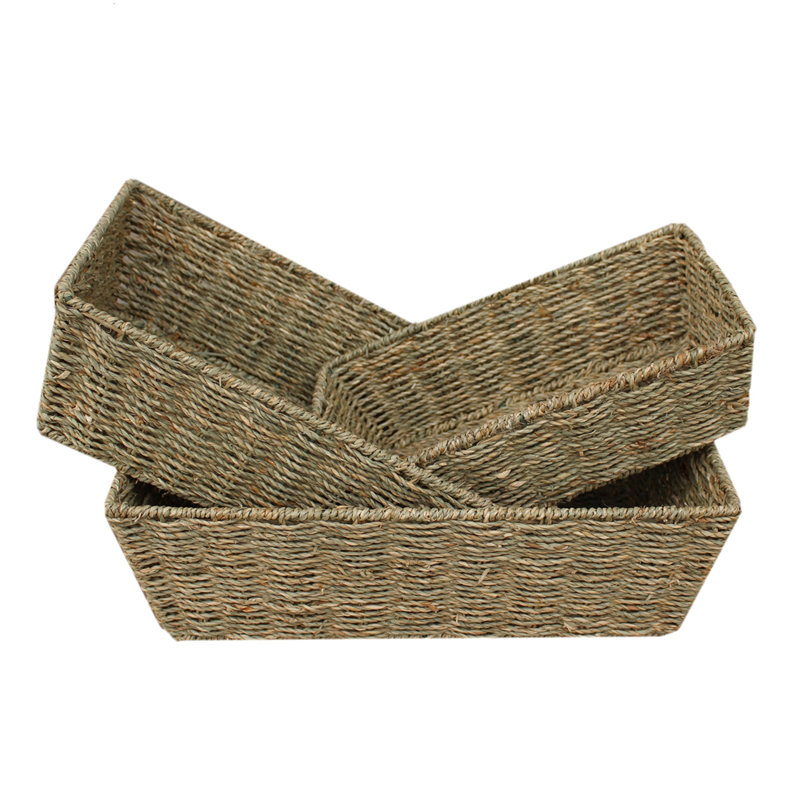 Brambly Cottage 3 Piece Wicker Basket Set Wayfair.ie